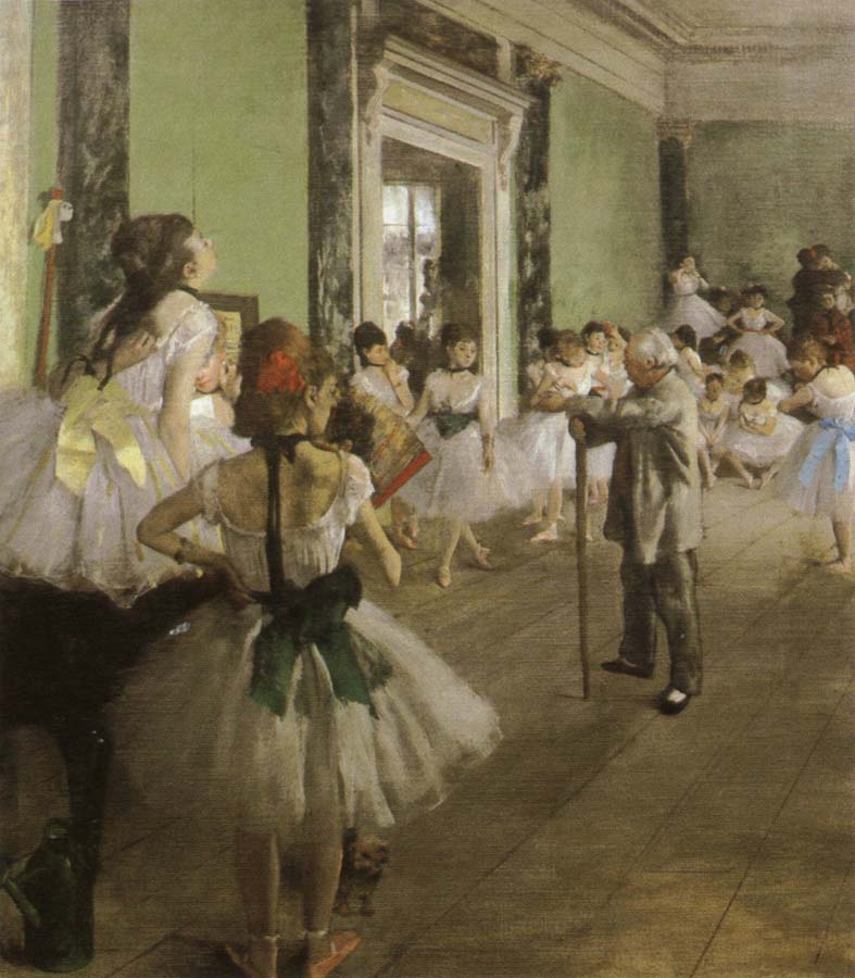 Edgar Degas the dance class